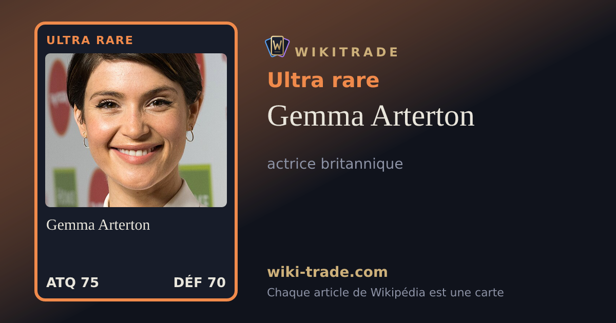 Gemma Arterton — carte Ultra rare