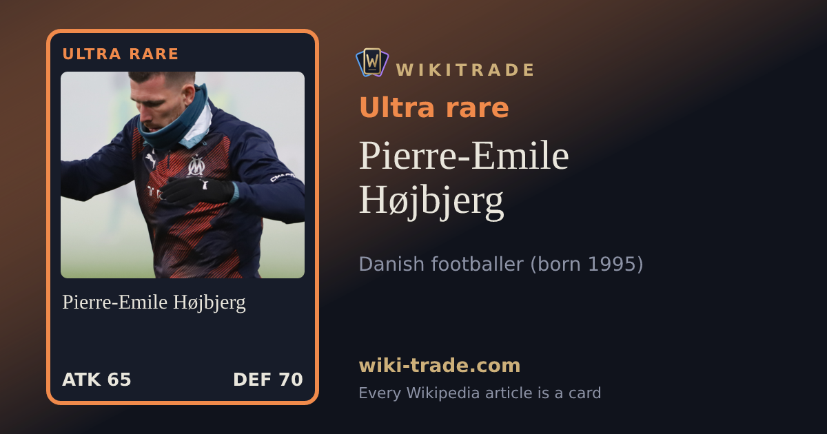 Pierre-Emile Højbjerg — Ultra rare card