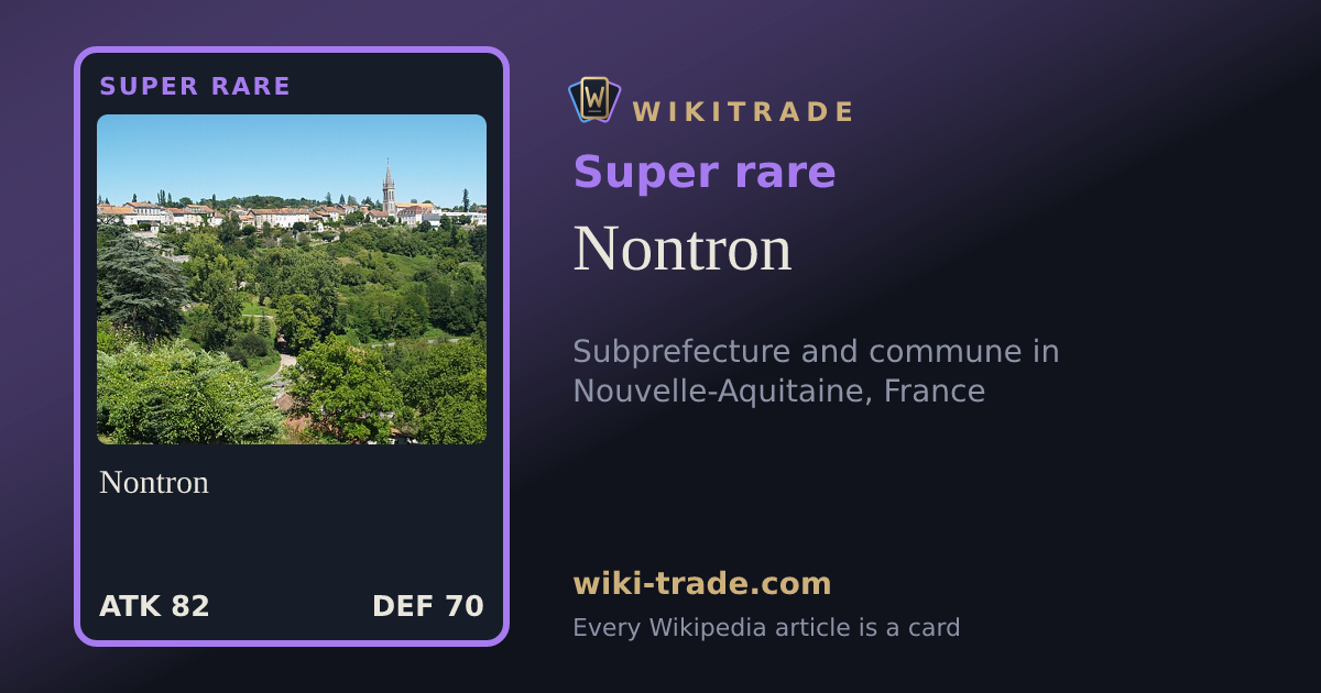 Nontron — Super rare card
