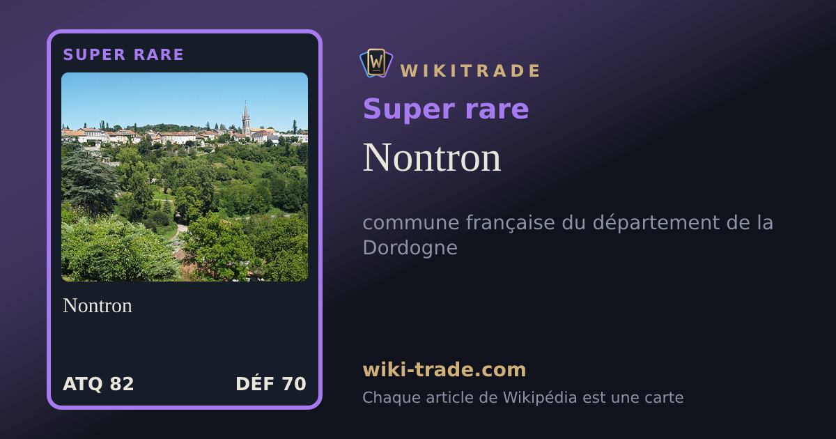 Nontron — carte Super rare