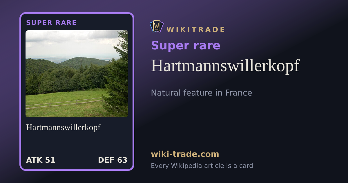 Hartmannswillerkopf — Super rare card