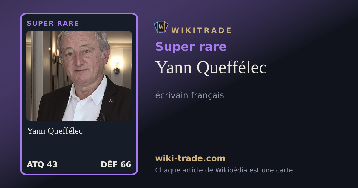 Yann Queffélec — carte Super rare