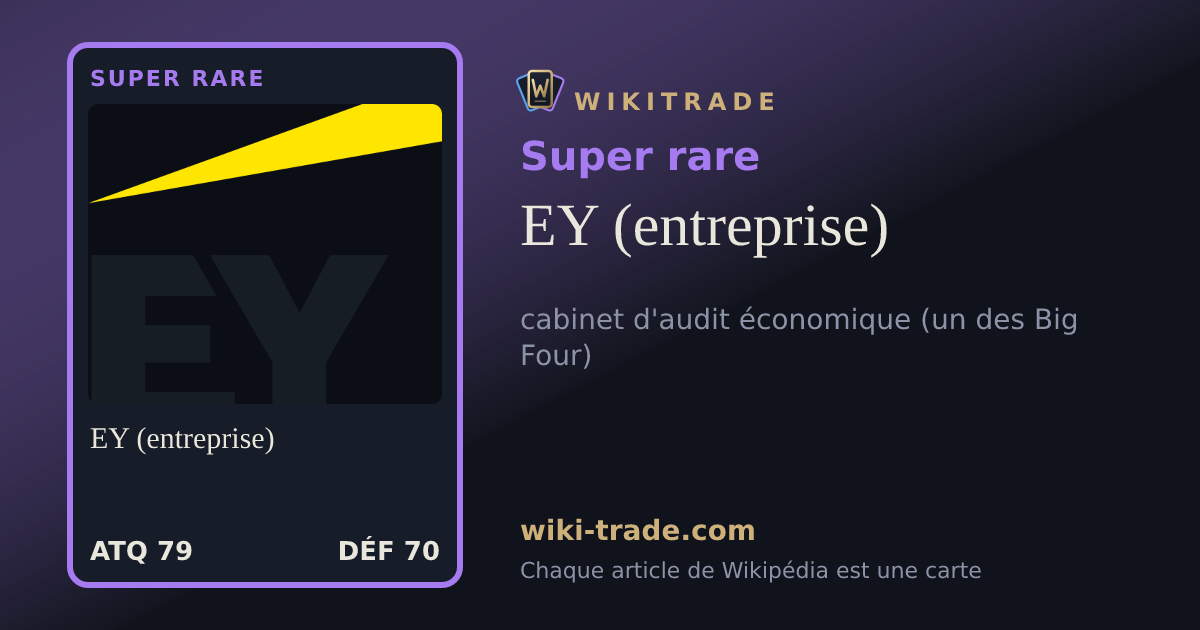 EY (entreprise) — carte Super rare