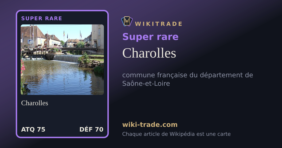 Charolles — carte Super rare