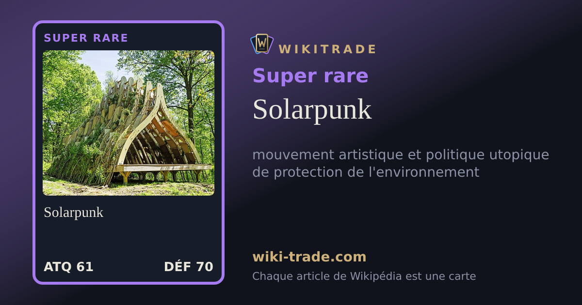 Solarpunk — carte Super rare