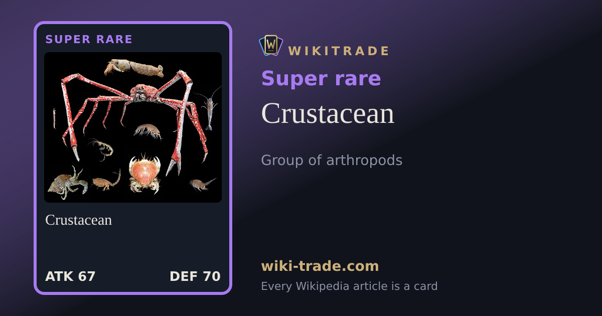 Crustacean — Super rare card