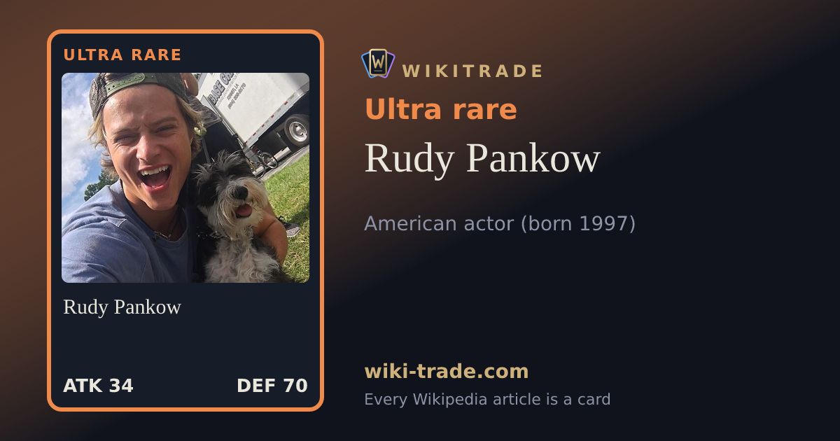 Rudy Pankow — Ultra rare card