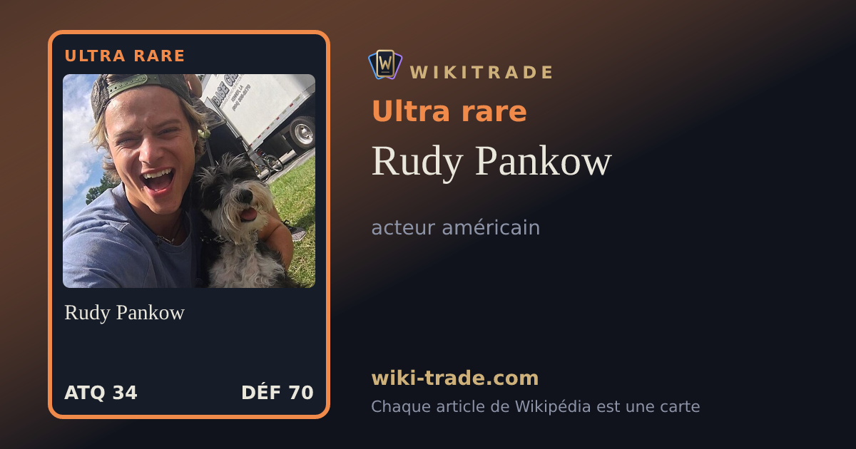 Rudy Pankow — carte Ultra rare