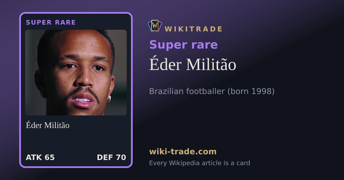 Éder Militão — Super rare card