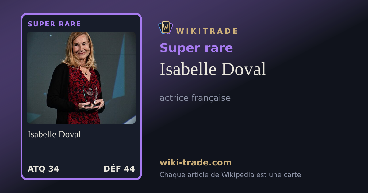 Isabelle Doval — carte Super rare