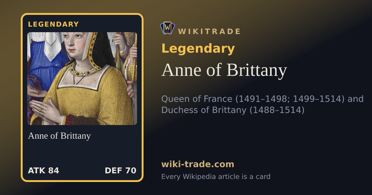 Anne of Brittany — Legendary card