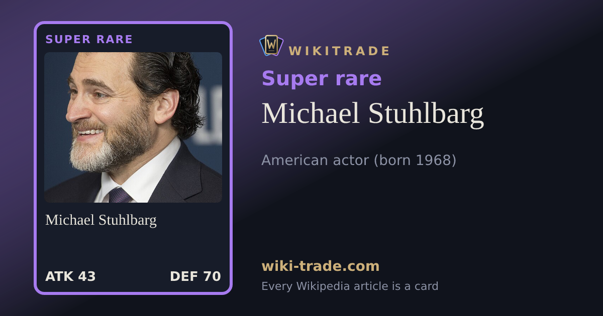 Michael Stuhlbarg — Super rare card