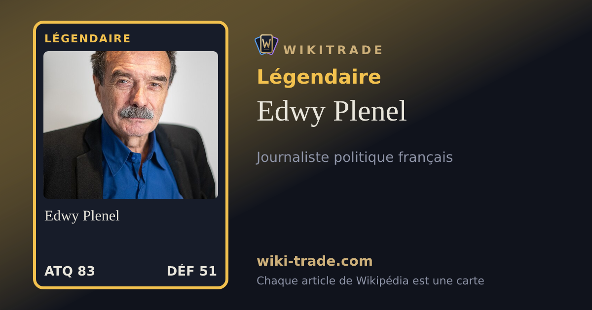 Edwy Plenel — carte Légendaire