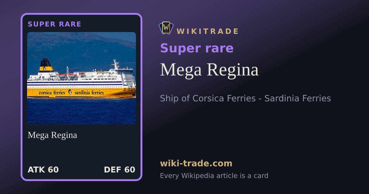 Mega Regina — Super rare card