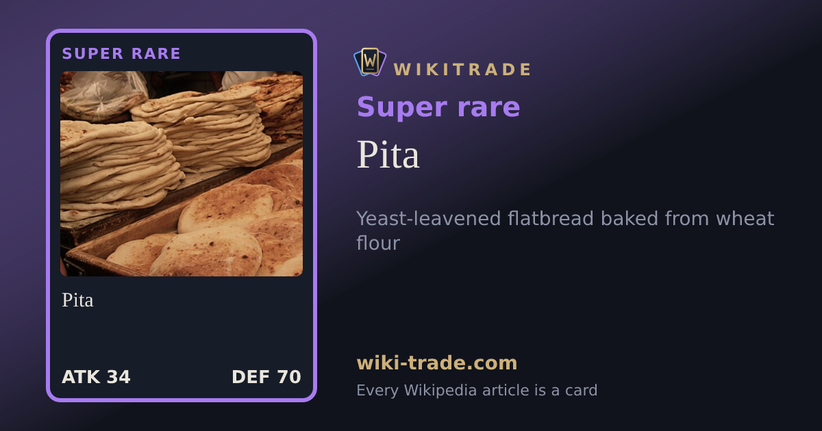 Pita — Super rare card