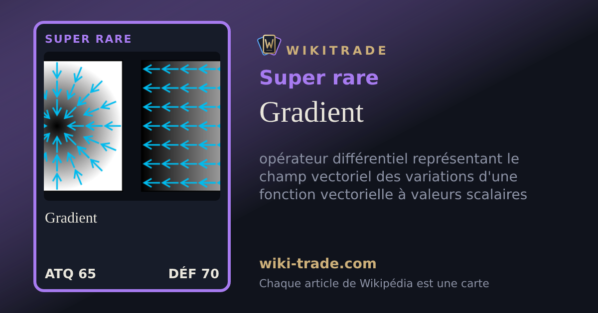 Gradient — carte Super rare