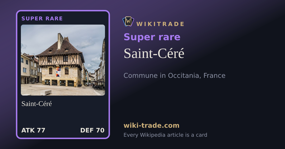 Saint-Céré — Super rare card
