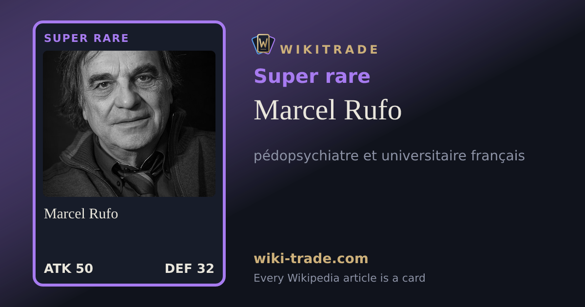 Marcel Rufo — Super rare card