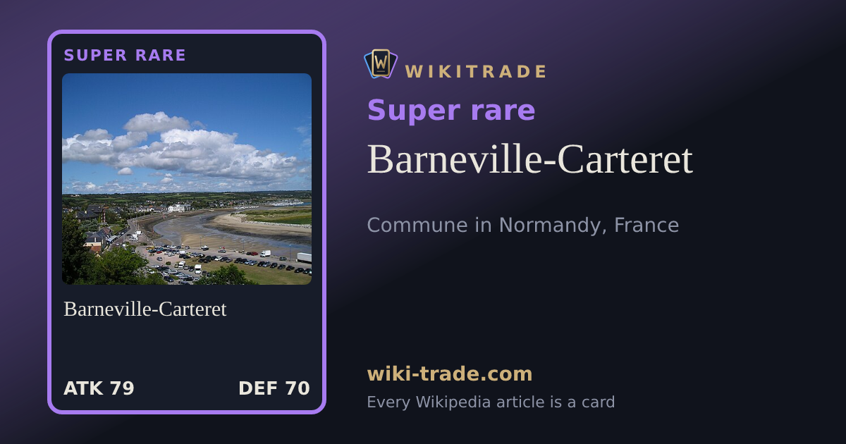 Barneville-Carteret — Super rare card