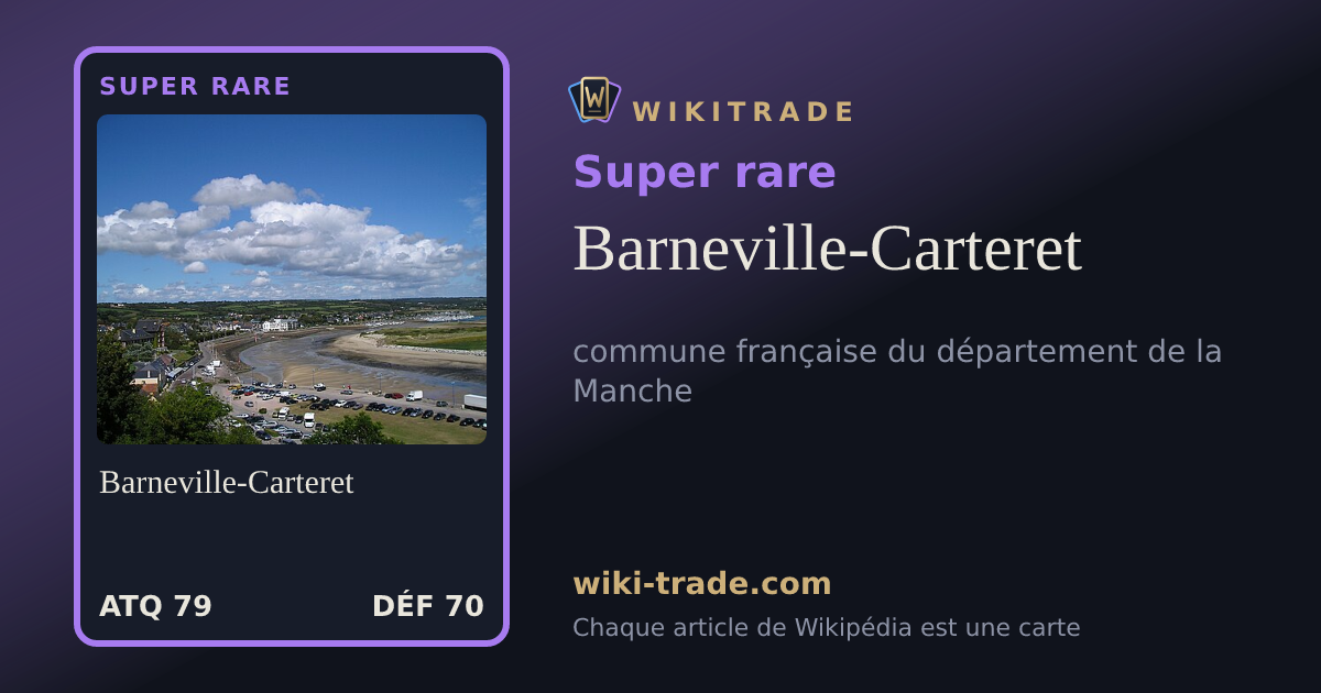 Barneville-Carteret — carte Super rare