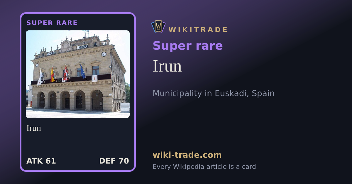 Irun — Super rare card
