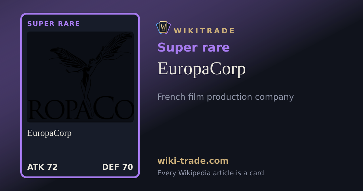 EuropaCorp — Super rare card