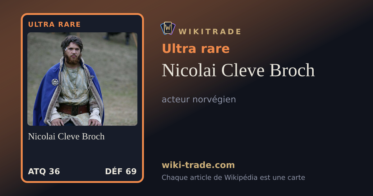 Nicolai Cleve Broch — carte Ultra rare