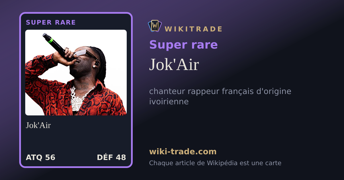 Jok'Air — carte Super rare