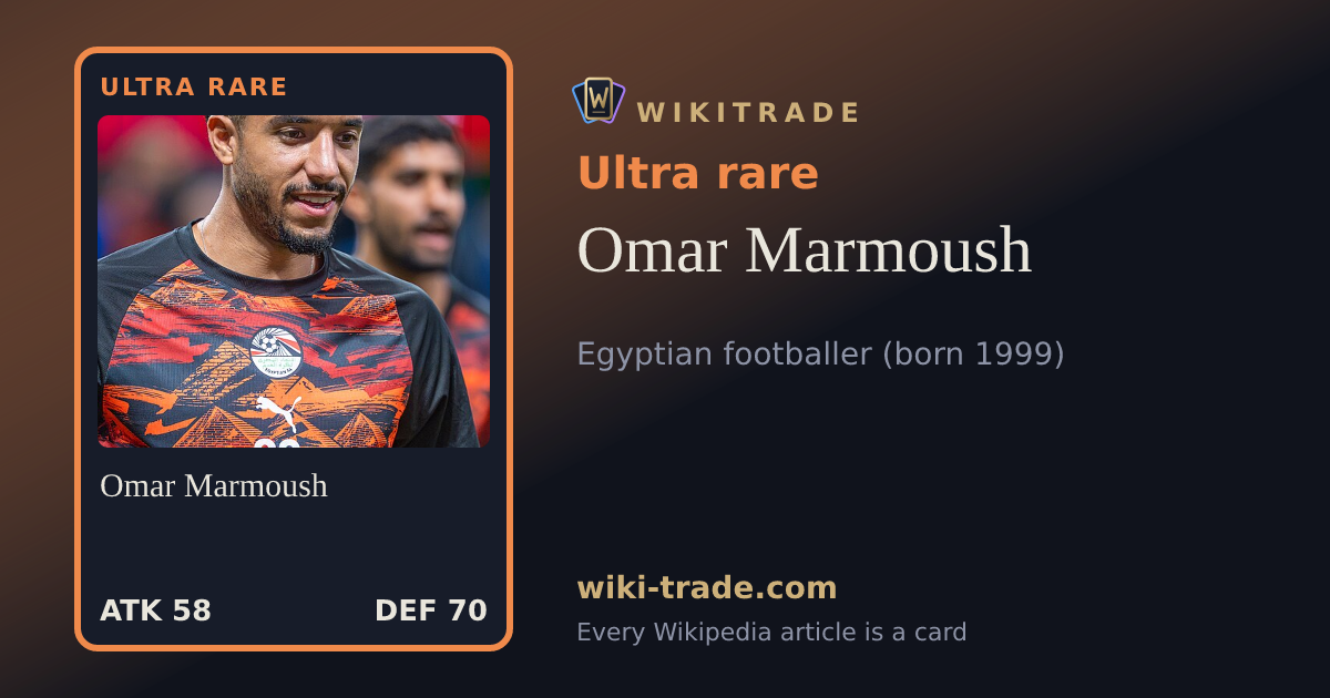 Omar Marmoush — Ultra rare card