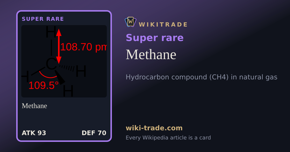Methane — Super rare card