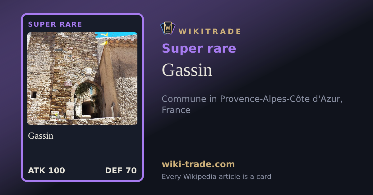 Gassin — Super rare card
