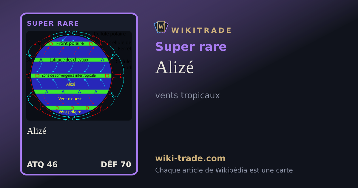 Alizé — carte Super rare