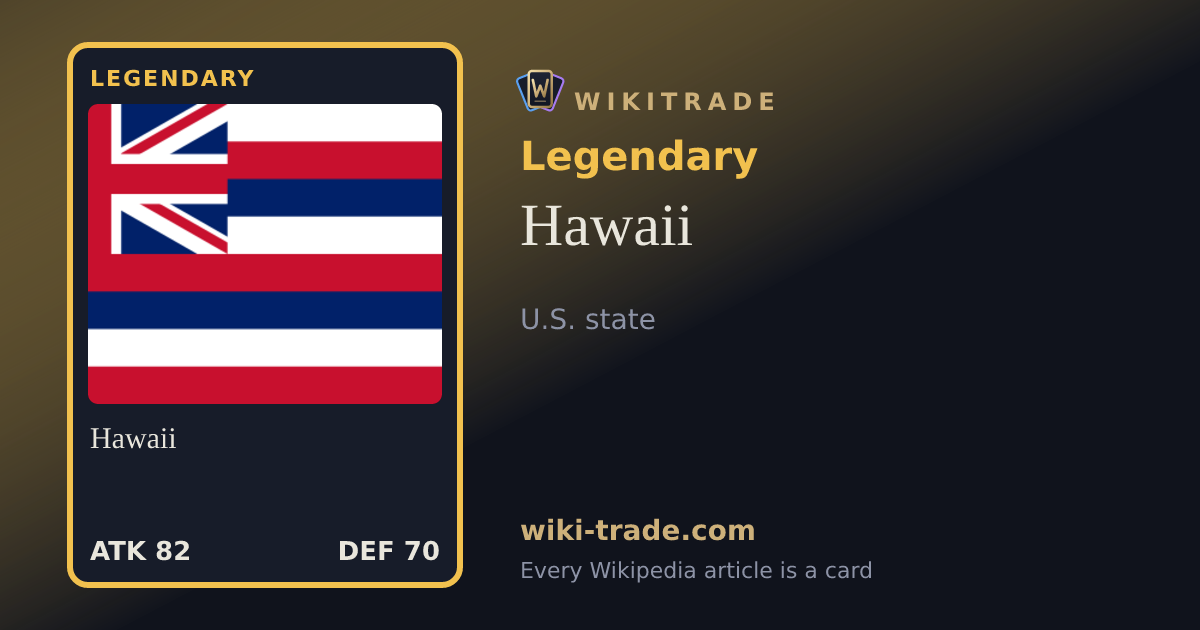 Hawaii — Legendary card