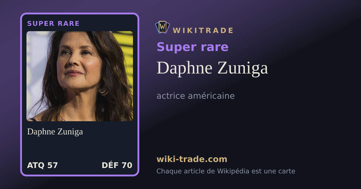 Daphne Zuniga — carte Super rare