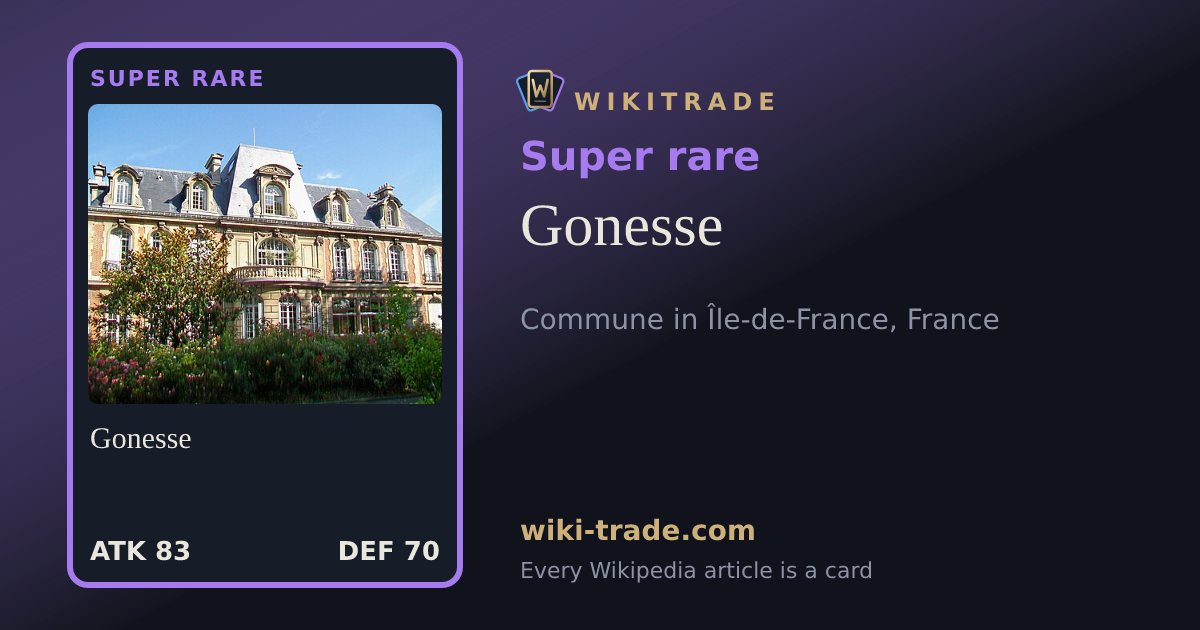 Gonesse — Super rare card
