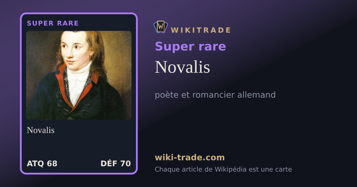 Novalis — carte Super rare
