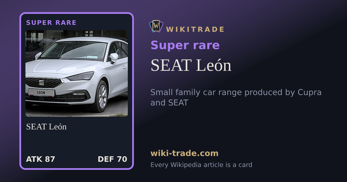 SEAT León — Super rare card