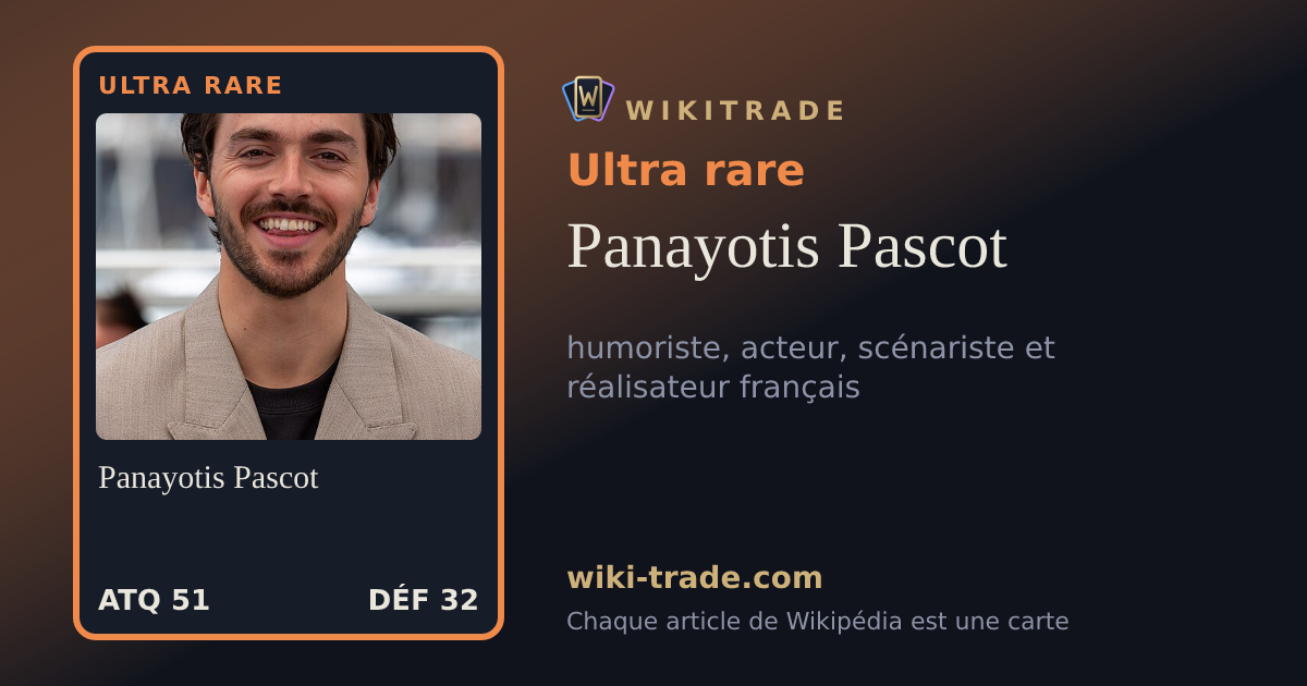 Panayotis Pascot — carte Ultra rare