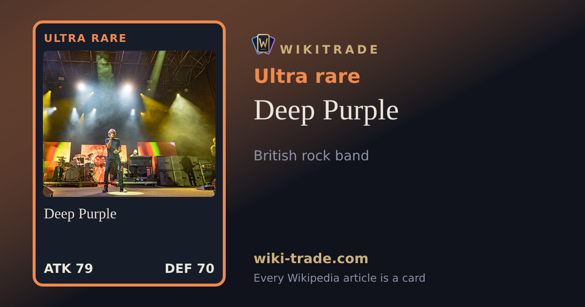 Deep Purple — Ultra rare card