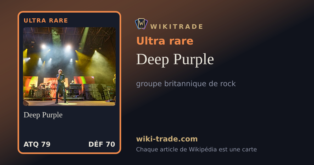 Deep Purple — carte Ultra rare