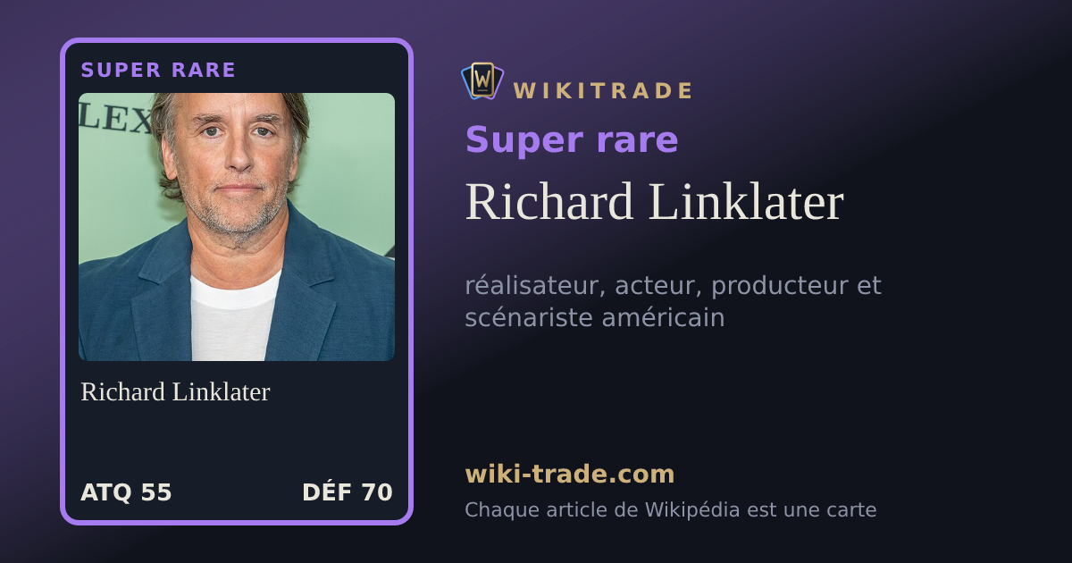 Richard Linklater — carte Super rare