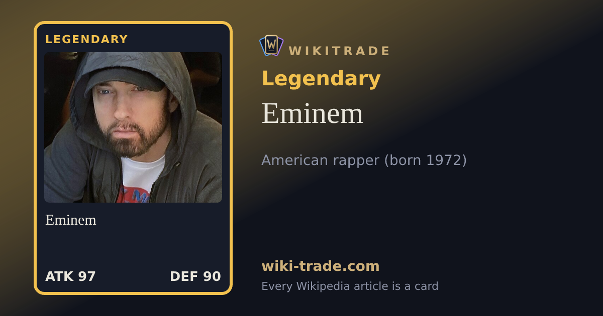 Eminem — Legendary card