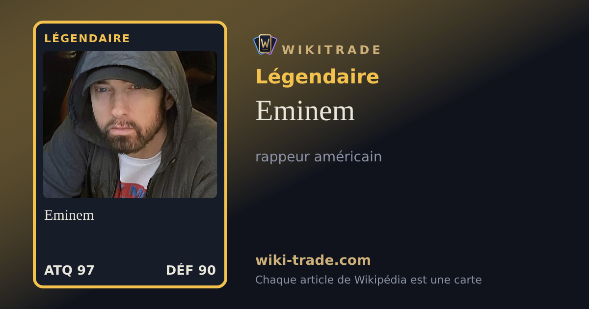 Eminem — carte Légendaire
