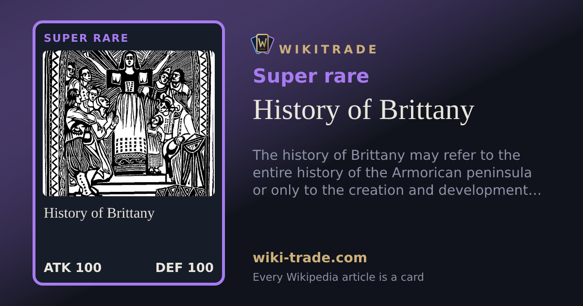 History of Brittany — Super rare card