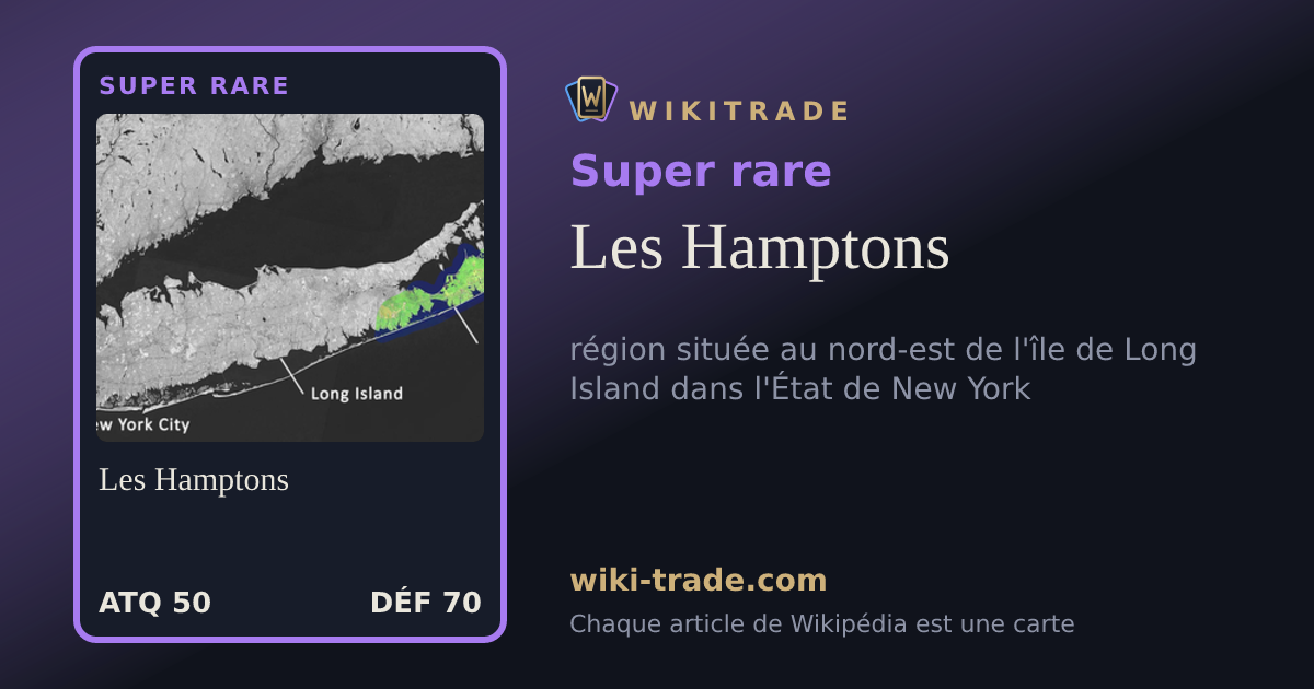 Les Hamptons — carte Super rare