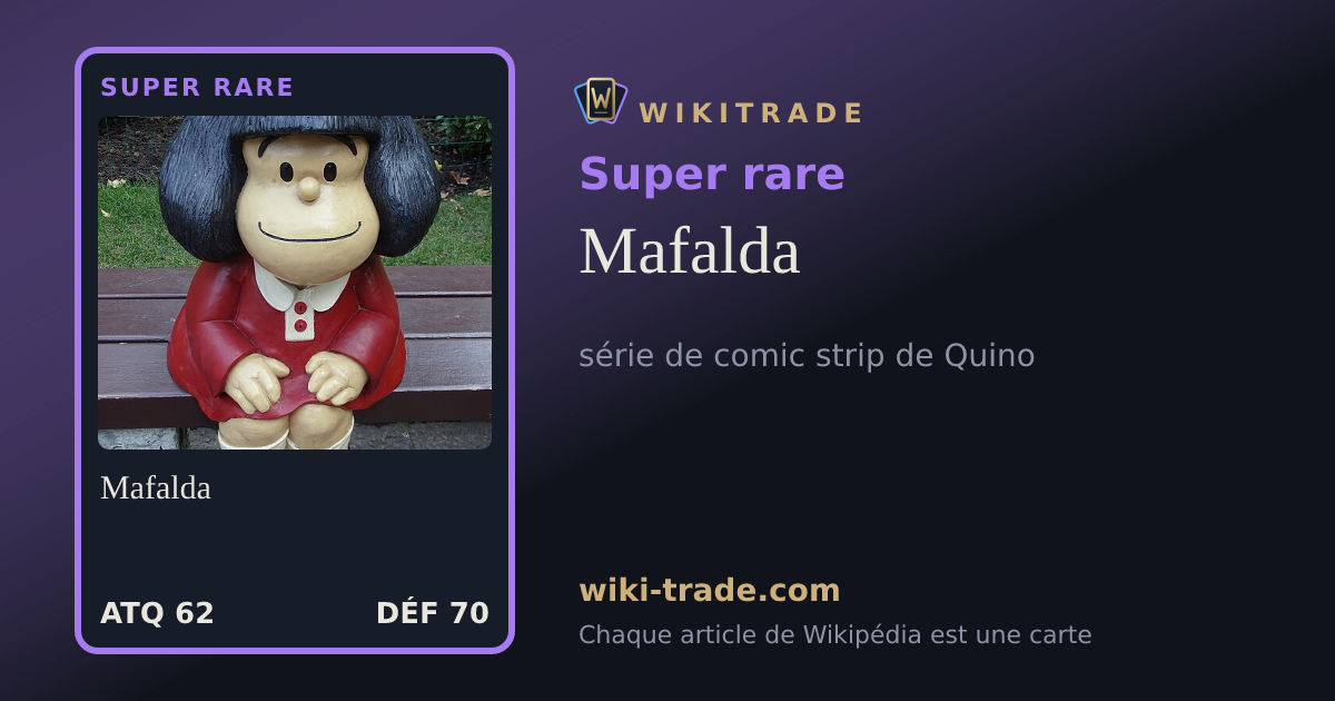 Mafalda — carte Super rare
