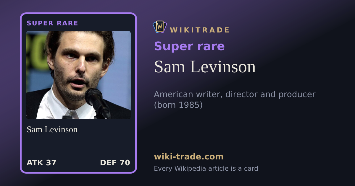 Sam Levinson — Super rare card
