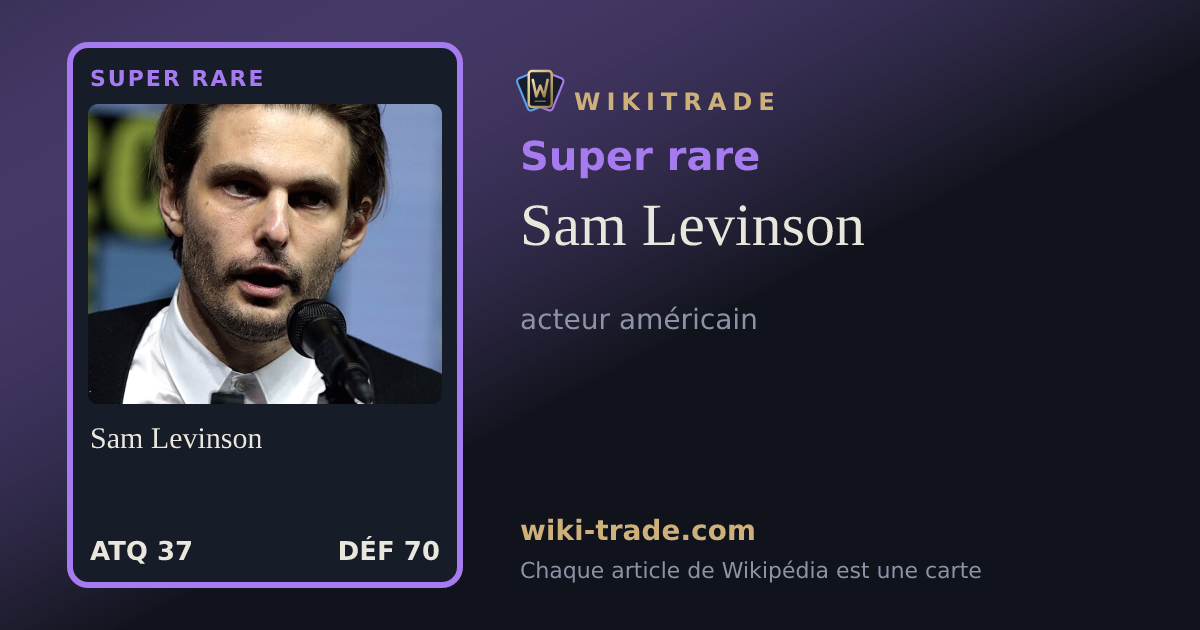 Sam Levinson — carte Super rare