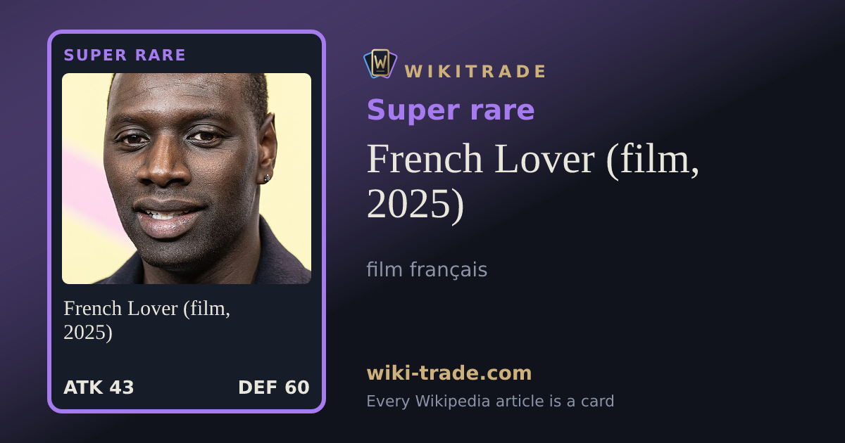 French Lover (film, 2025) — Super rare card