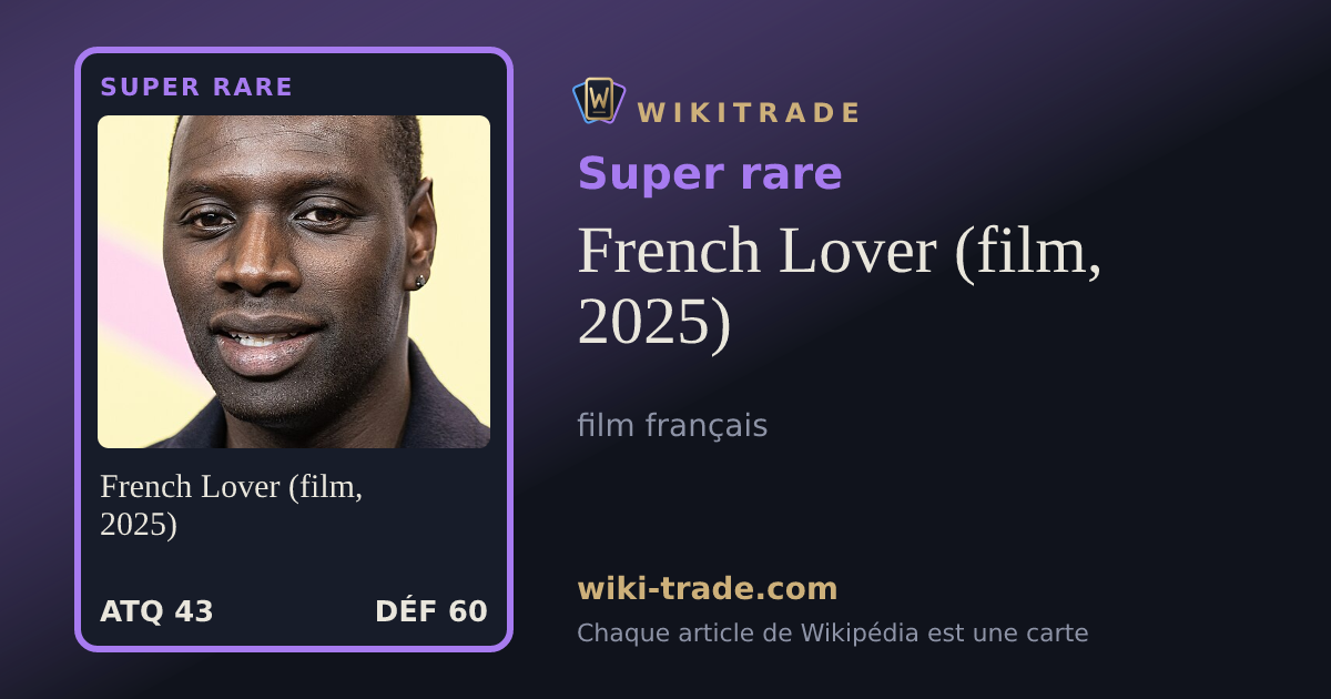 French Lover (film, 2025) — carte Super rare